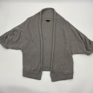 Theory | women’s cinched sleeves cashmere Gray cardigan Sweater